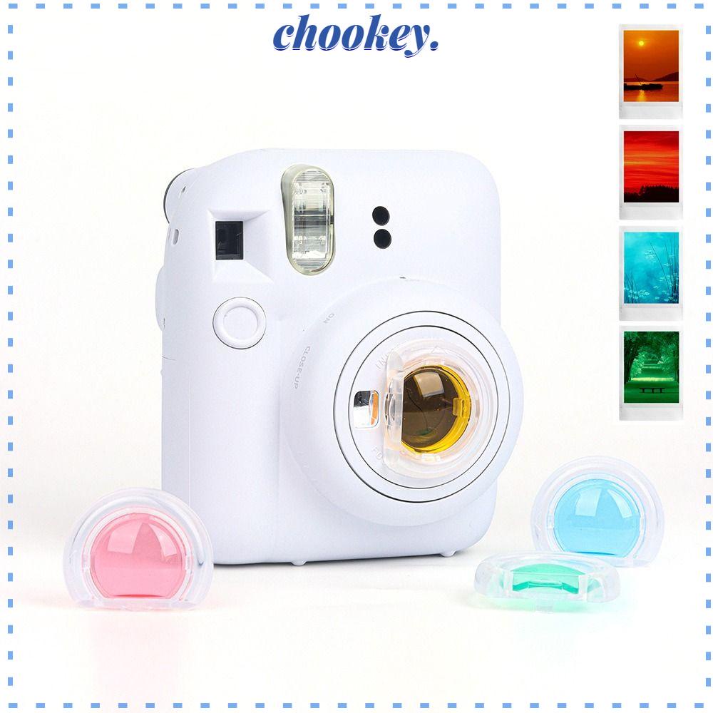 CHOOKEY Set 4 / 6 Tấm Lọc Nhiều Màu Sắc Dành Cho Máy Ảnh Fujifilm Instax Mini 12