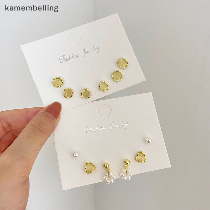 3 Đôi Bông Tai Thời Trang Nữ Tính