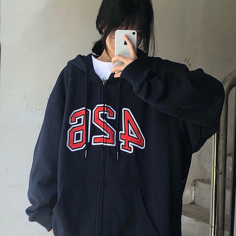 Áo Khoác Có Nón Dáng Rộng Thiết Kế Mỏng Kiểu Dáng Đơn Giản Thời Trang Mùa Xuân Thu Theo Phong Cách