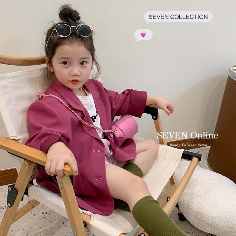 Áo Khoác Vest Kiểu Hàn Quốc Thời Trang Mùa Xuân 2023 Cho Bé Gái