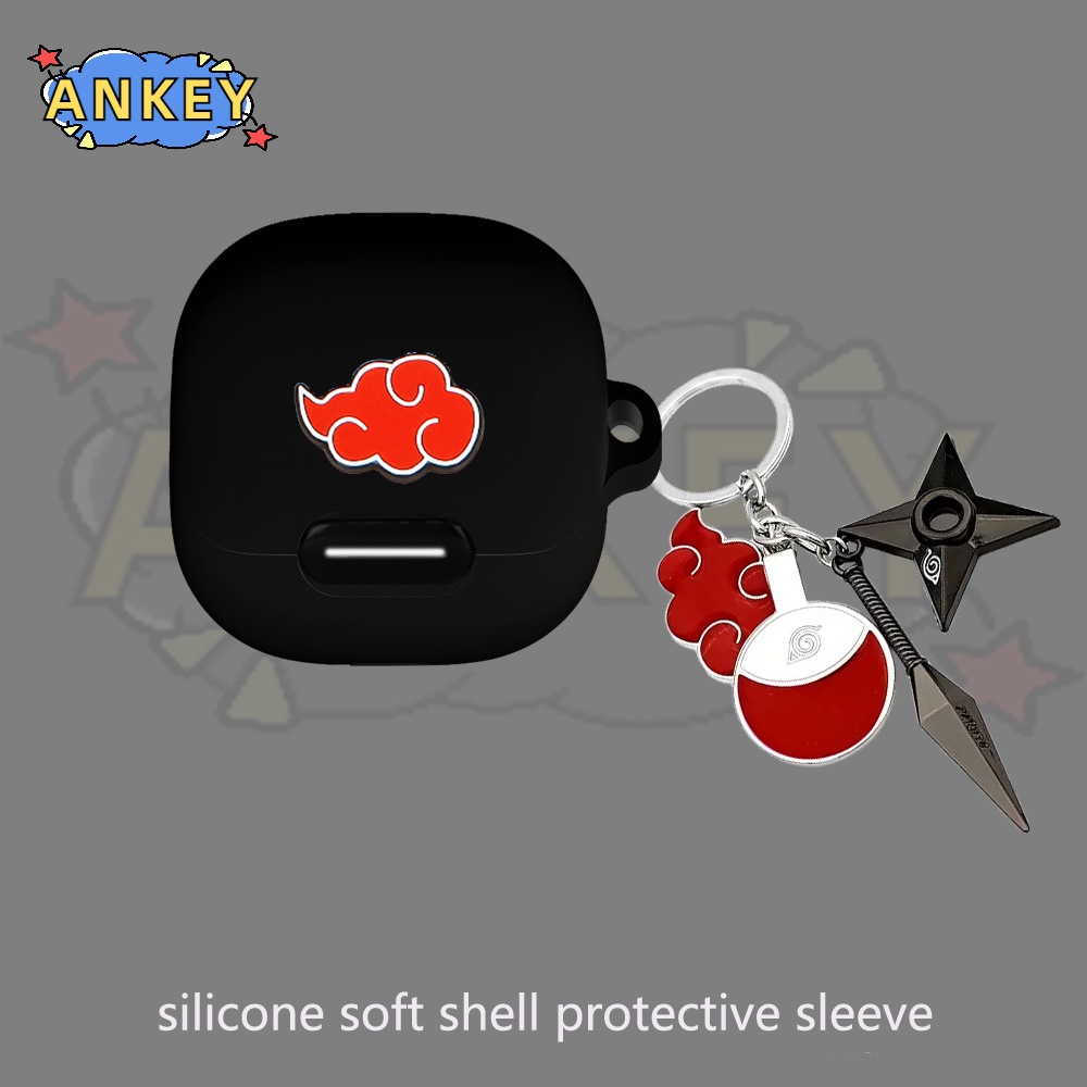 Anker Liberty 4 NC VR P10 Case Earphone Silicone Case Cool Boy Earbuds Soft Protective Headphone Cover Headset Skin With Pendant