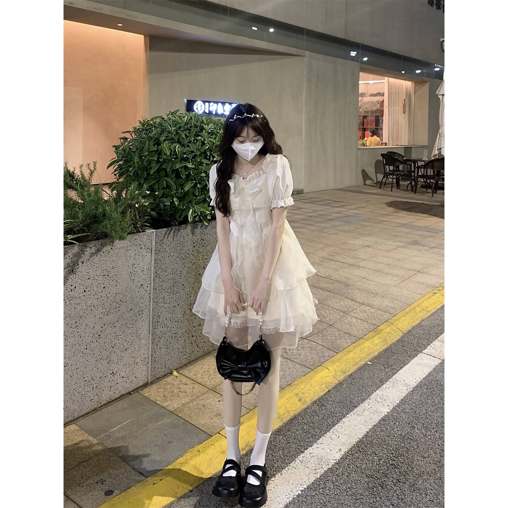 Đầm Ngắn Tay Ôm Eo Thời Trang Dành Cho Nữ