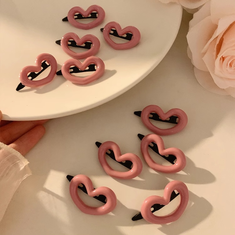 Kẹp Tóc Ngôi Sao Màu Hồng Phong Cách Hàn Quốc Ngọt Ngào Cho Bé Gái