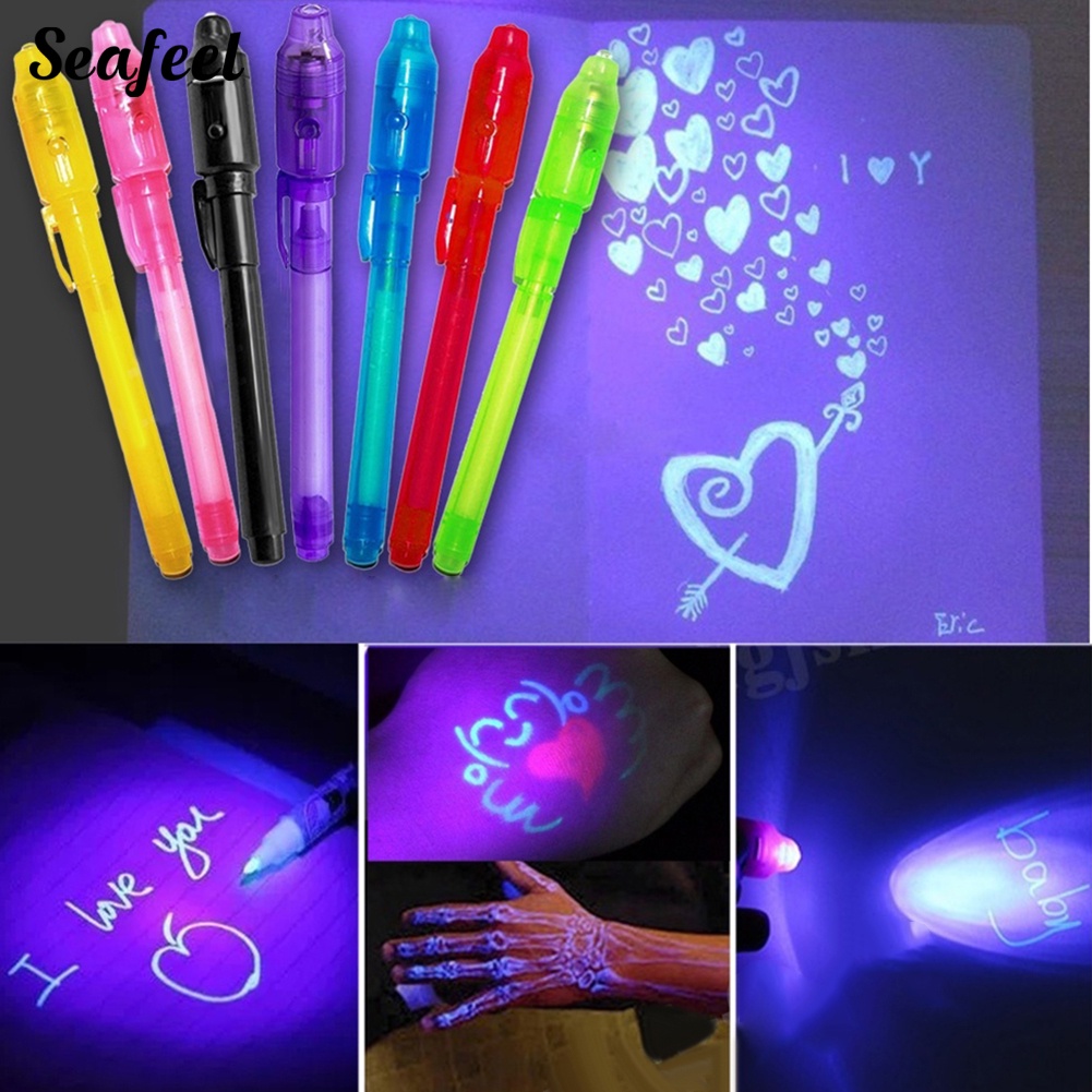 Set 4 Đèn Đánh Dấu UV 2 Trong 1 Dành Cho Các Bé