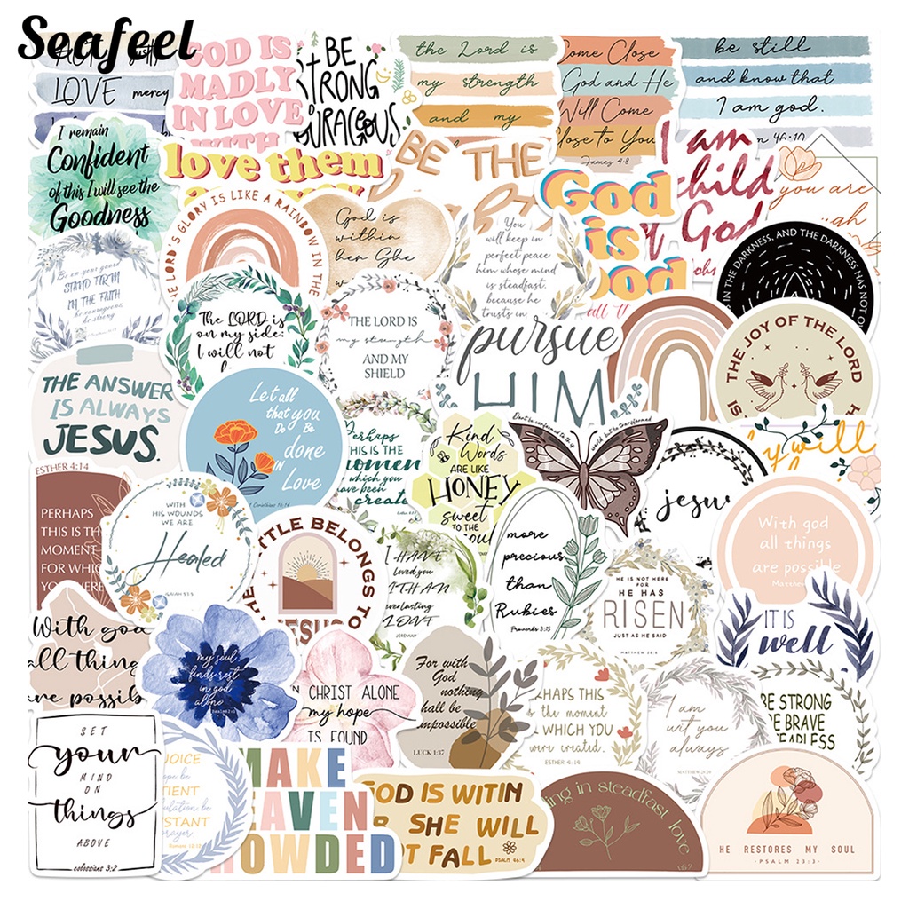 Bộ 50 Miếng Dán Graffiti Chống Nước Chống Nắng Không Để Lại Dấu Vết