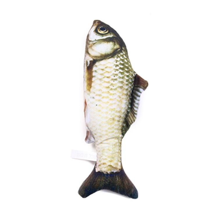 Đồ Chơi Con Cá Nhồi Bông & Catnip Kích Thước 20cm Cho Mèo CatMio