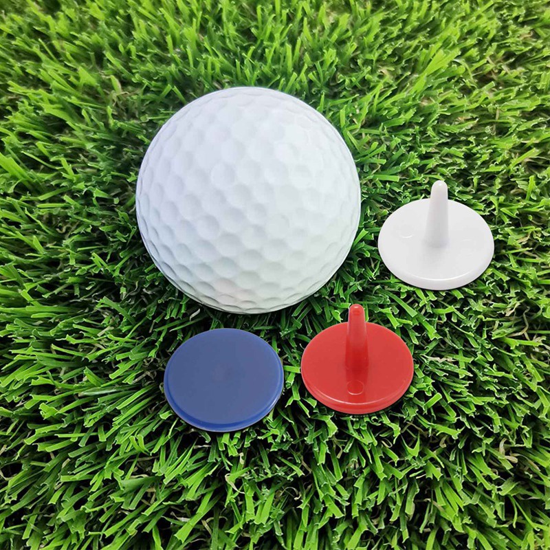 50 pcs golf ball marker 18mm màu ngẫu nhiên