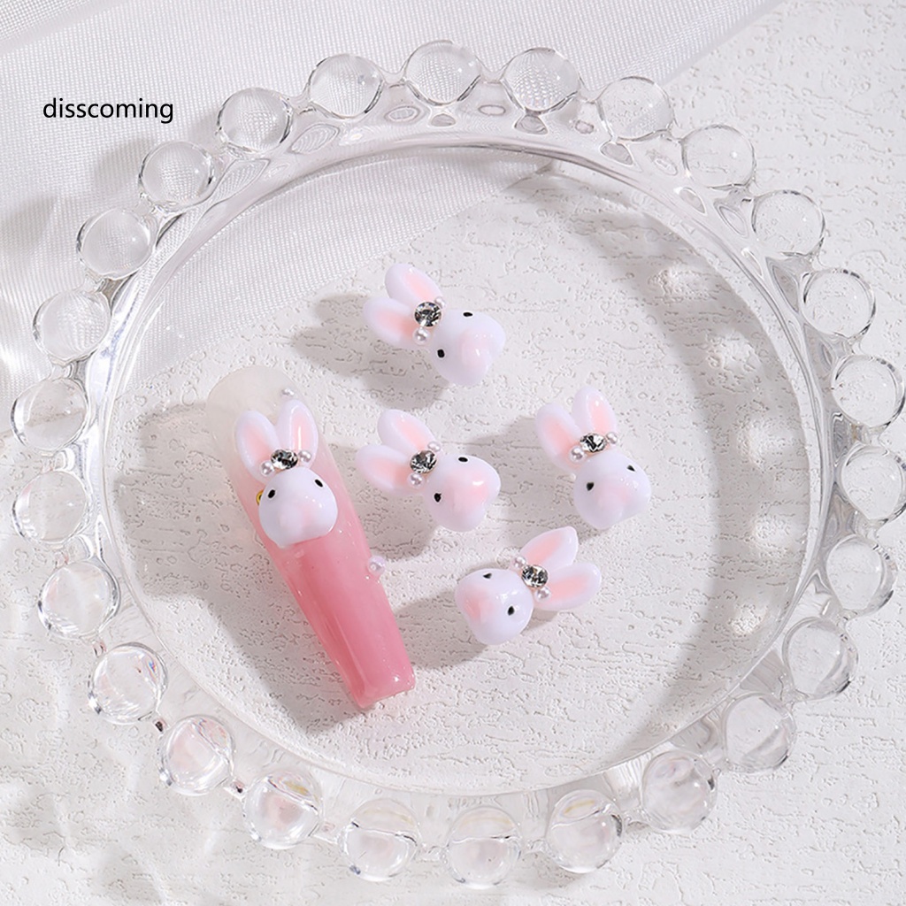 Áo Khoác Dáng Dài In Họa Tiết Cá Tính Trẻ Trung| Set 10 Phụ Kiện Trang Trí Móng Tay Hình Thỏ Hoạt Hình Dễ Thương