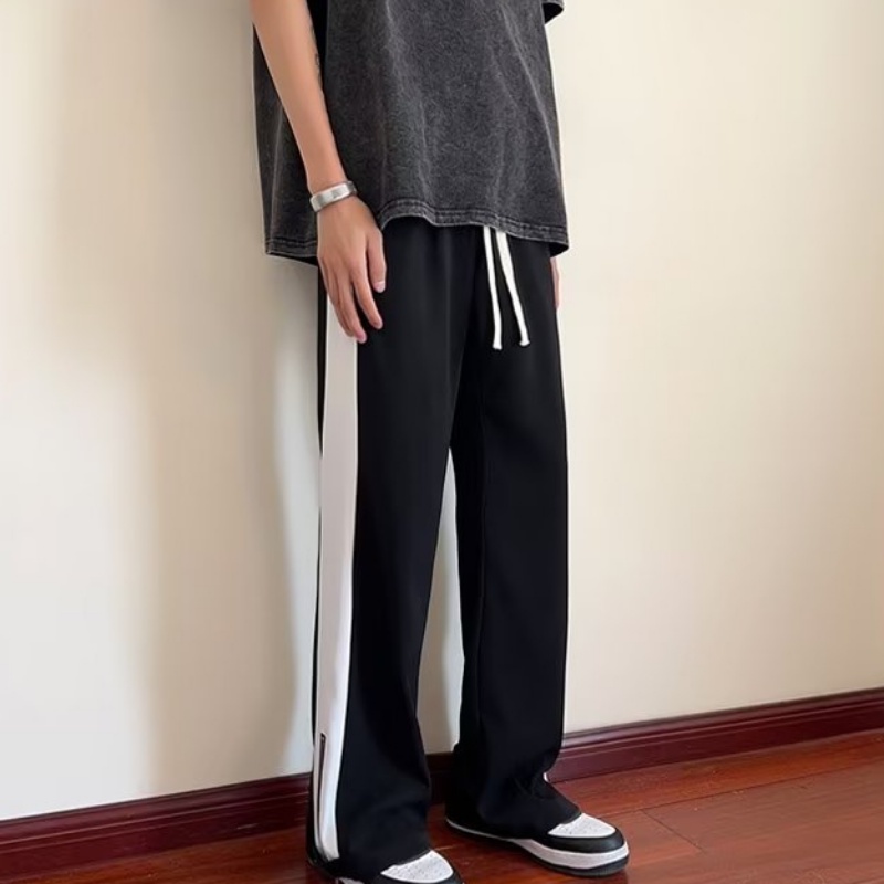 Quần Dài Ống Rộng Cao Cấp Thời Trang Đường Phố Mùa Xuân Thu Cho Nam