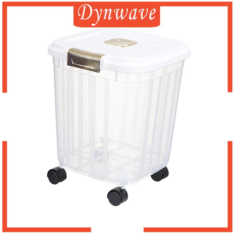 Hộp Đựng Gạo / Ngũ Cốc Có Bánh Xe Chống Rò Rỉ Tiện Dụng