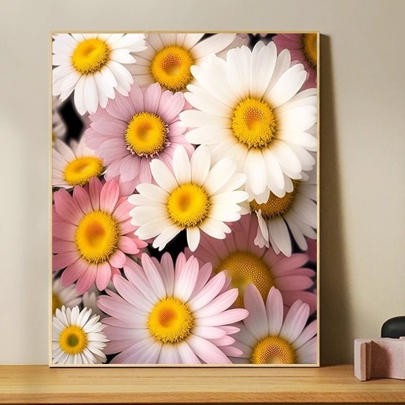 Bộ Tranh Sơn Dầu Tự Làm BP2 40 * 50cm Hình Hoa Độc Đáo