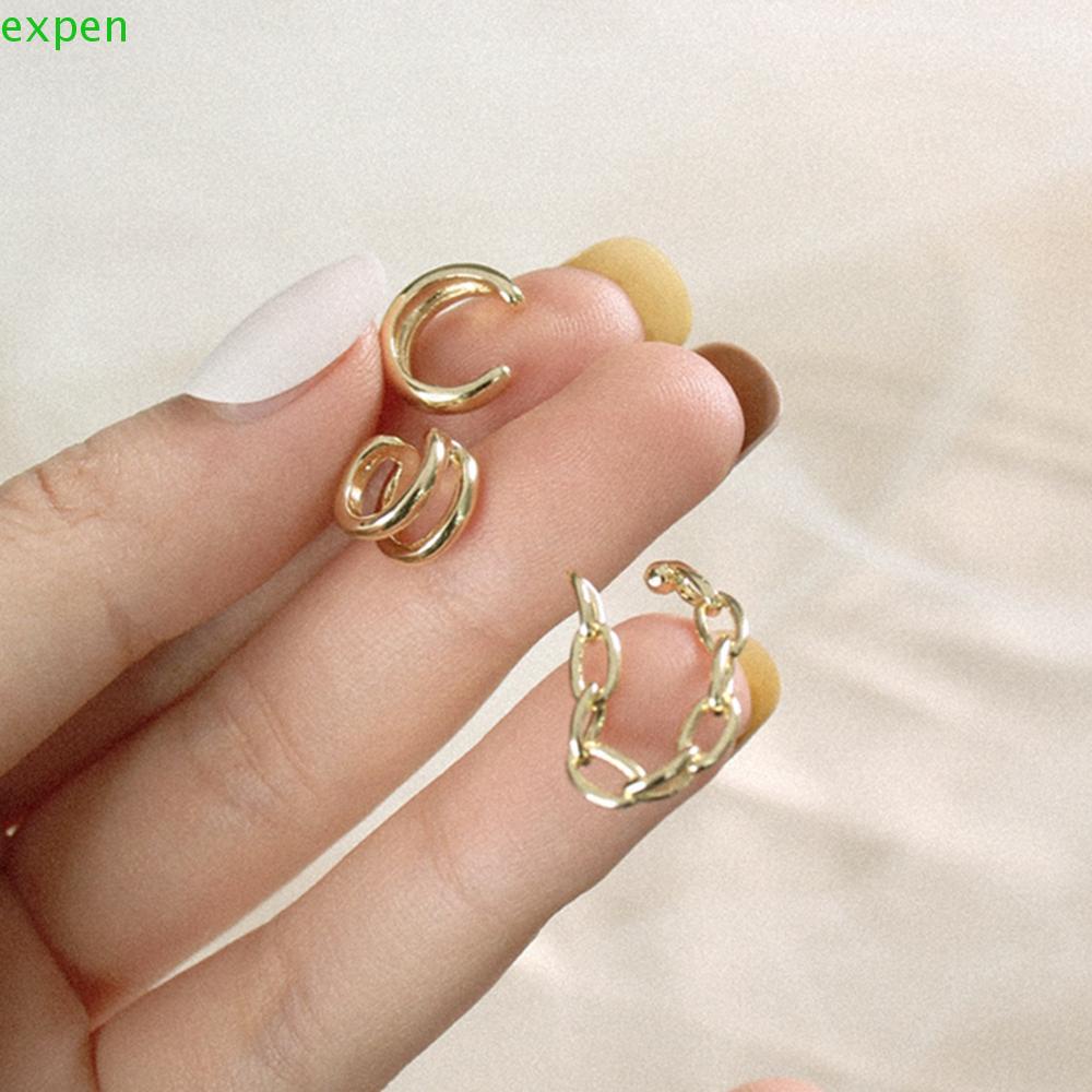 EXPEN Khuyên Vành Tai Kiểu Dáng Thời Trang Cá Tính