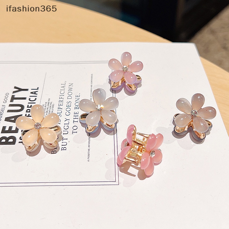 Set 2 Kẹp Tóc Hai Mặt Đính Đá Pha Lê Bằng Hợp Kim Thời Trang Mùa Hè Cho Nữ