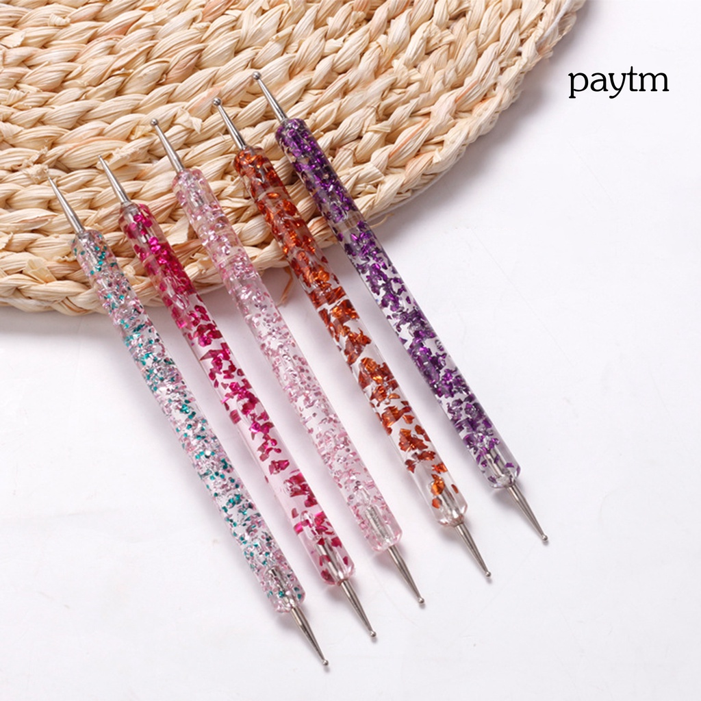 Set 5 Bút Hai Đầu Dùng Trang Trí Móng Tay Nghệ Thuật
