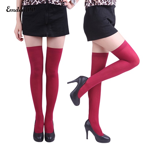 Vớ Nữ Cao Trên Gối Màu Sắc Thời Trang Gợi Cảm
