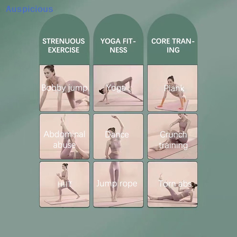 Thảm Tập Yoga TPE Bền Bỉ Chống Trượt Cho Người Mới Bắt Đầu