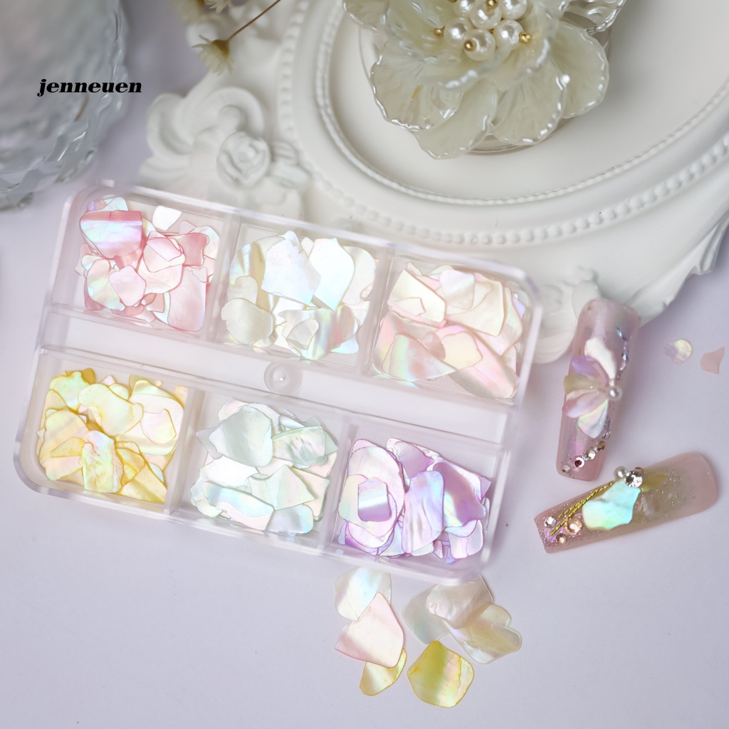 1 Hộp Vỏ Sò Tự Nhiên Trang Trí Móng Tay DIY Charms