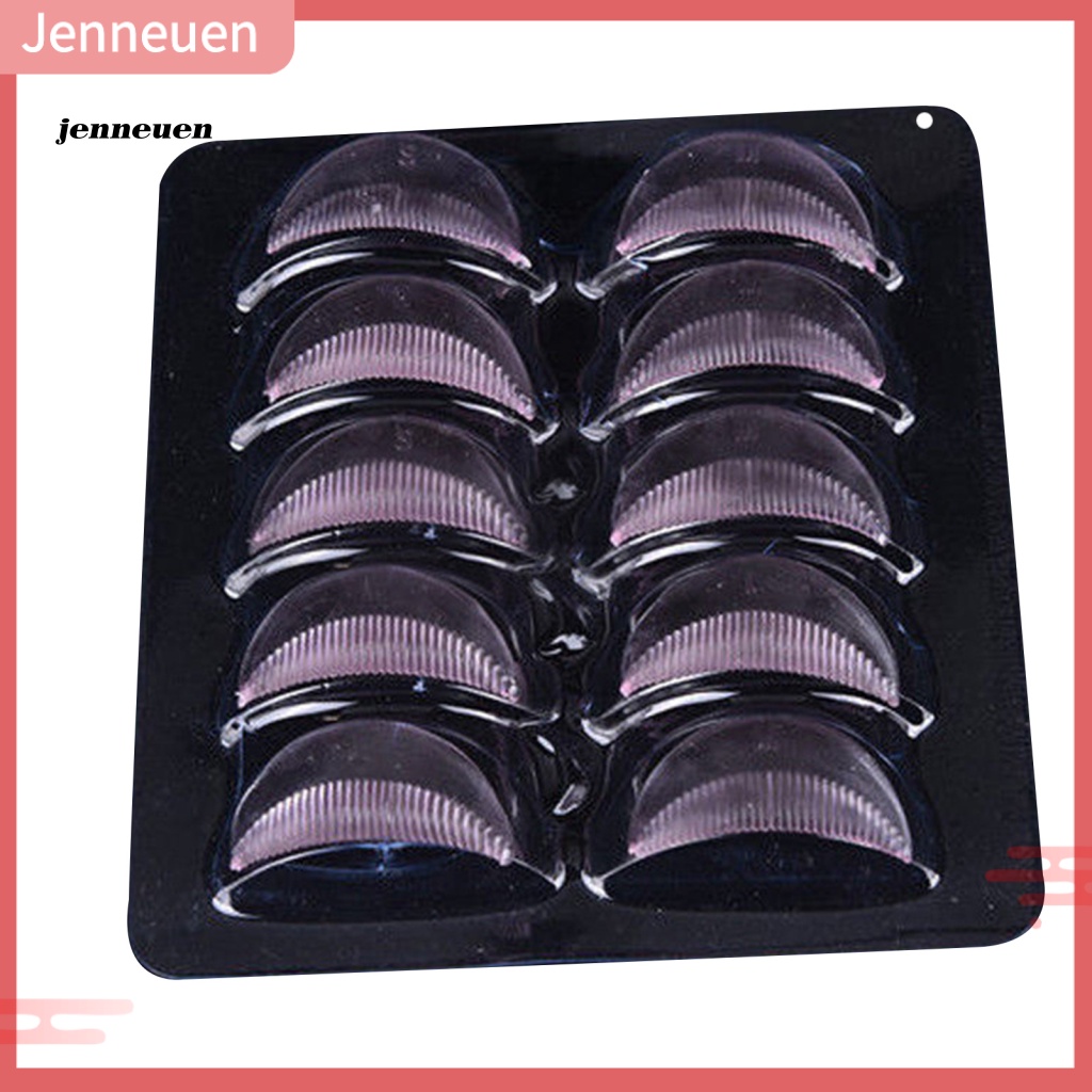 Bộ 10 Miếng Silicone Hỗ Trợ Uốn Cong Lông Mi Tiện Dụng