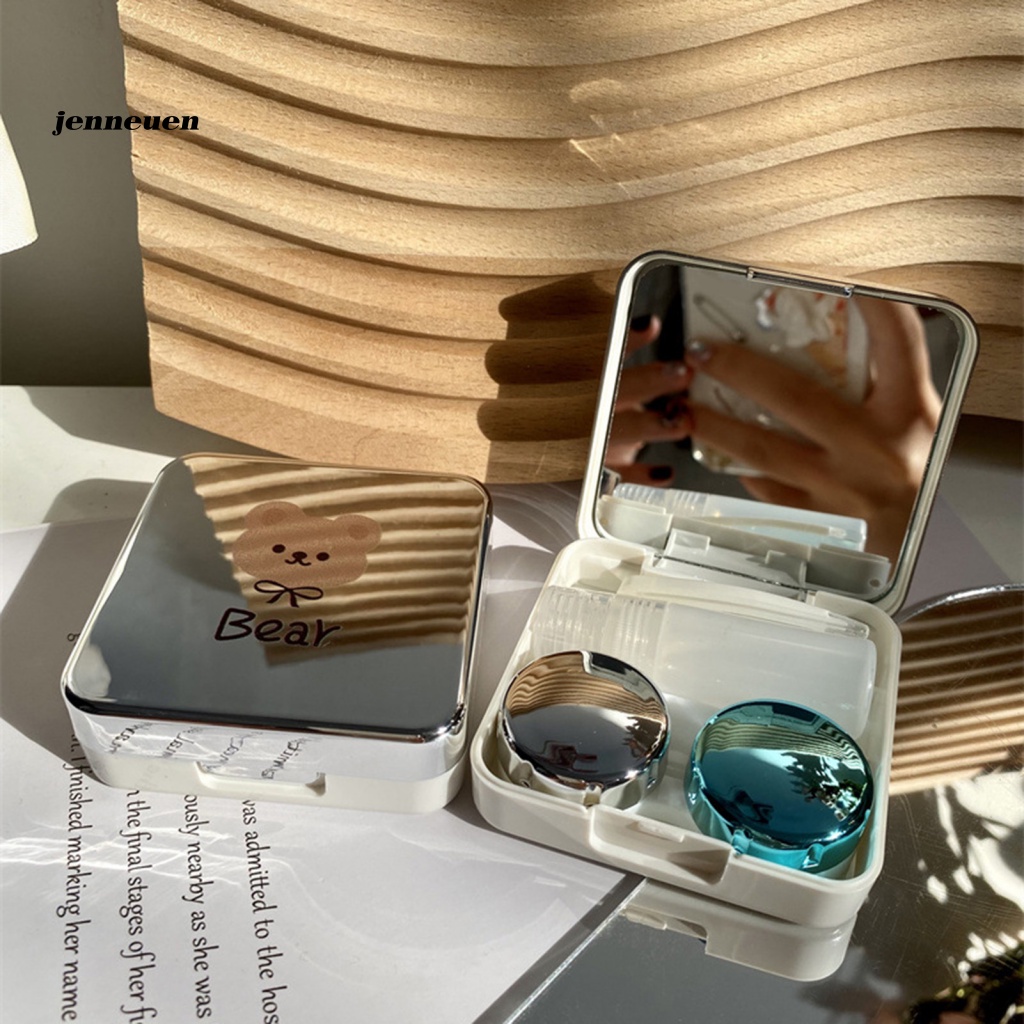 1 Bộ Hộp Đựng Kính Mắt Thời Trang Dễ Dàng Mang Theo Cho Bạn Gái