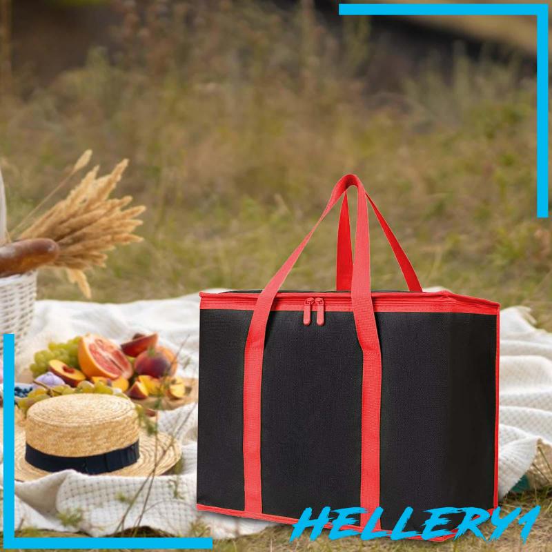 Túi Mua Sắm Cách Nhiệt Bằng Vải Không Dệt Có Khóa Kéo Di Động Đa Ứng Dụng