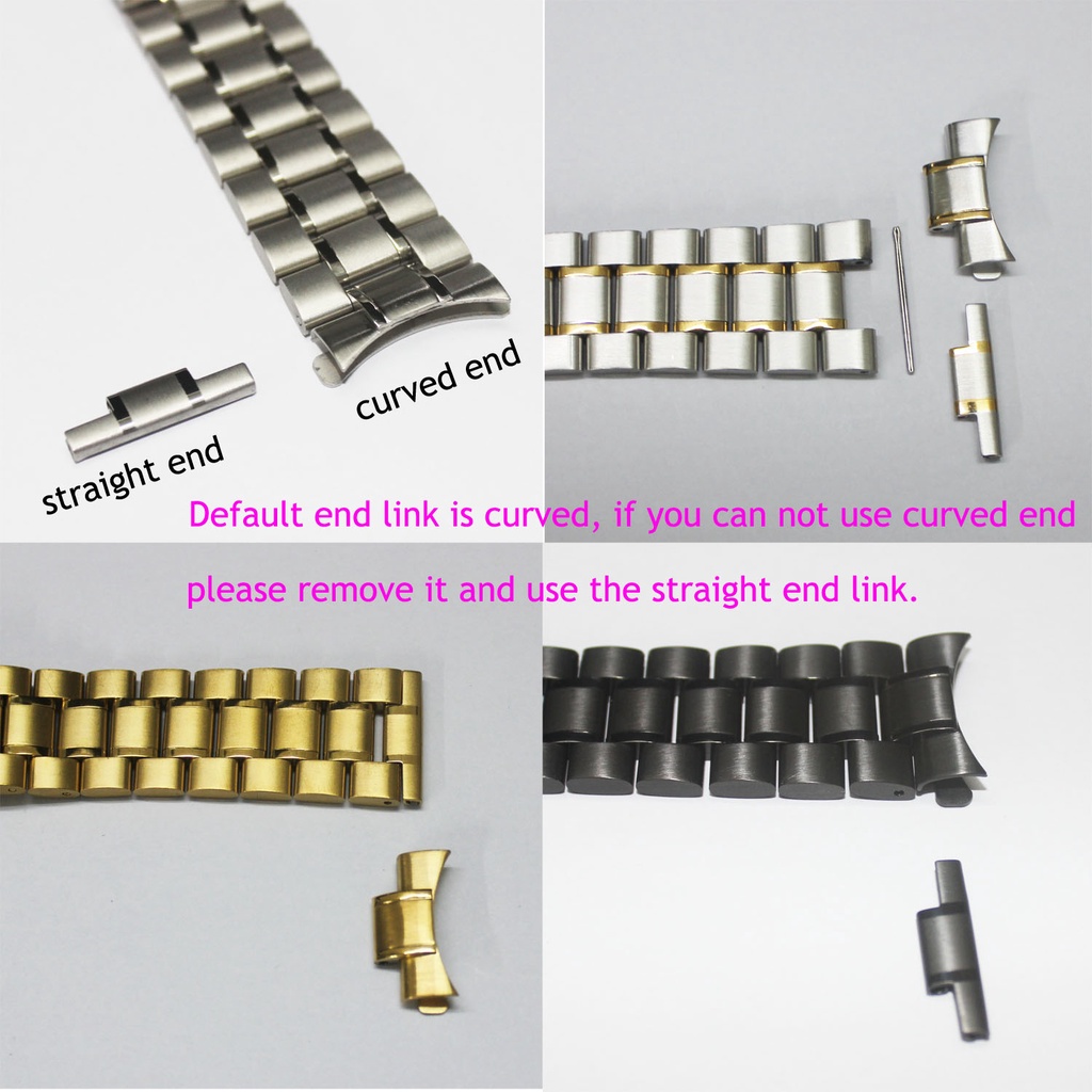 Dây Đồng Hồ Thay Thế 5 Trong 1 2 Trong 1 18mm 20mm 22mm 24mm Bằng Thép Không Gỉ