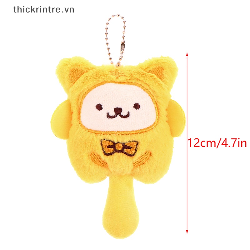 SANRIO Búp Bê Nhồi Bông Mềm Mại Hình Hello Kitty Trang Trí Ba Lô / Móc Khóa