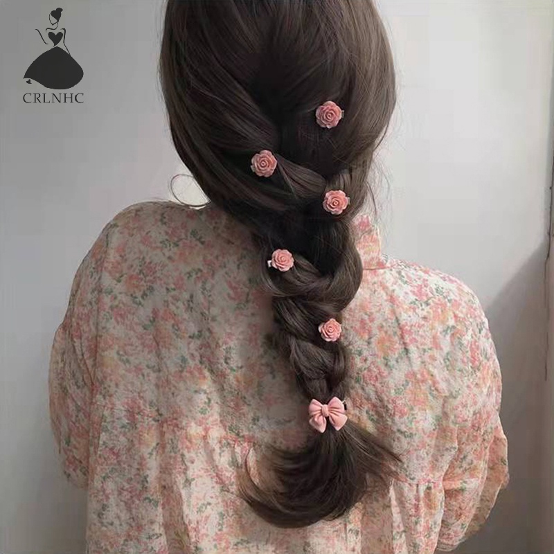 Kẹp Tóc Càng Cua Mini Hình Hoa / Trái Tim Dễ Thương Ngọt Ngào Cho Nữ vn