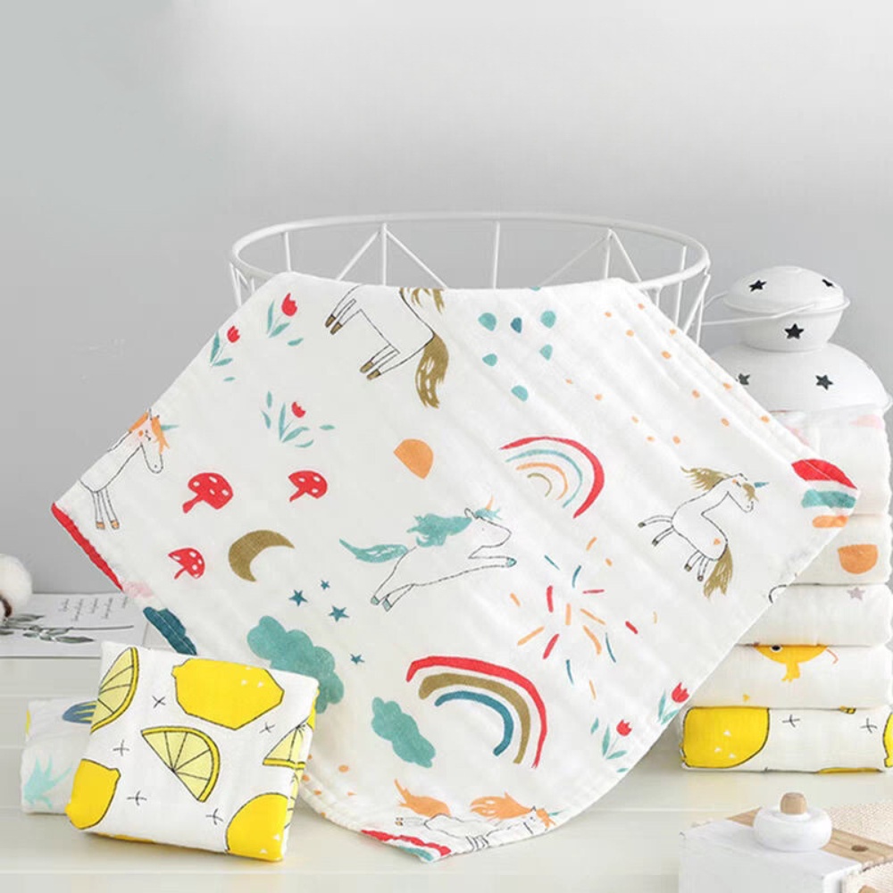 Khăn xô sữa cotton 6 lớp cao cấp từ bông tự nhiên BambyKids