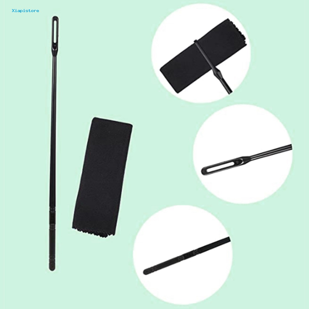 [Xiapistore] Bộ 2 Thanh Làm Sạch Bề Mặt Mịn Màng Hiệu Quả Cao Chống Vỡ Ống Sáo Chăm Sóc Nhạc Cụ Có Thể Tái Sử Dụng