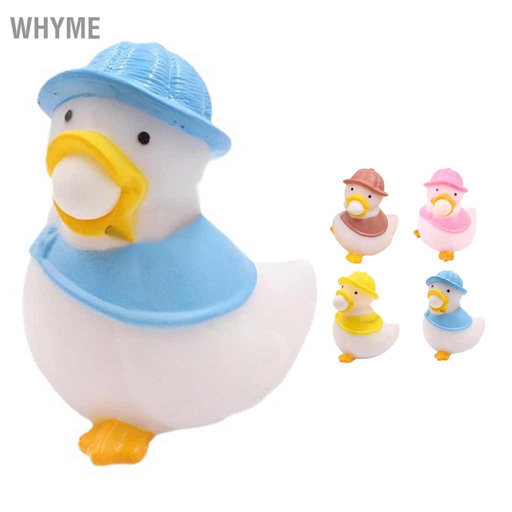 WHYME Bóng Căng Thẳng Vịt Bóp Bong Giảm Lo Âu Mềm Co Giãn Cho Trẻ Em Và Người Lớn