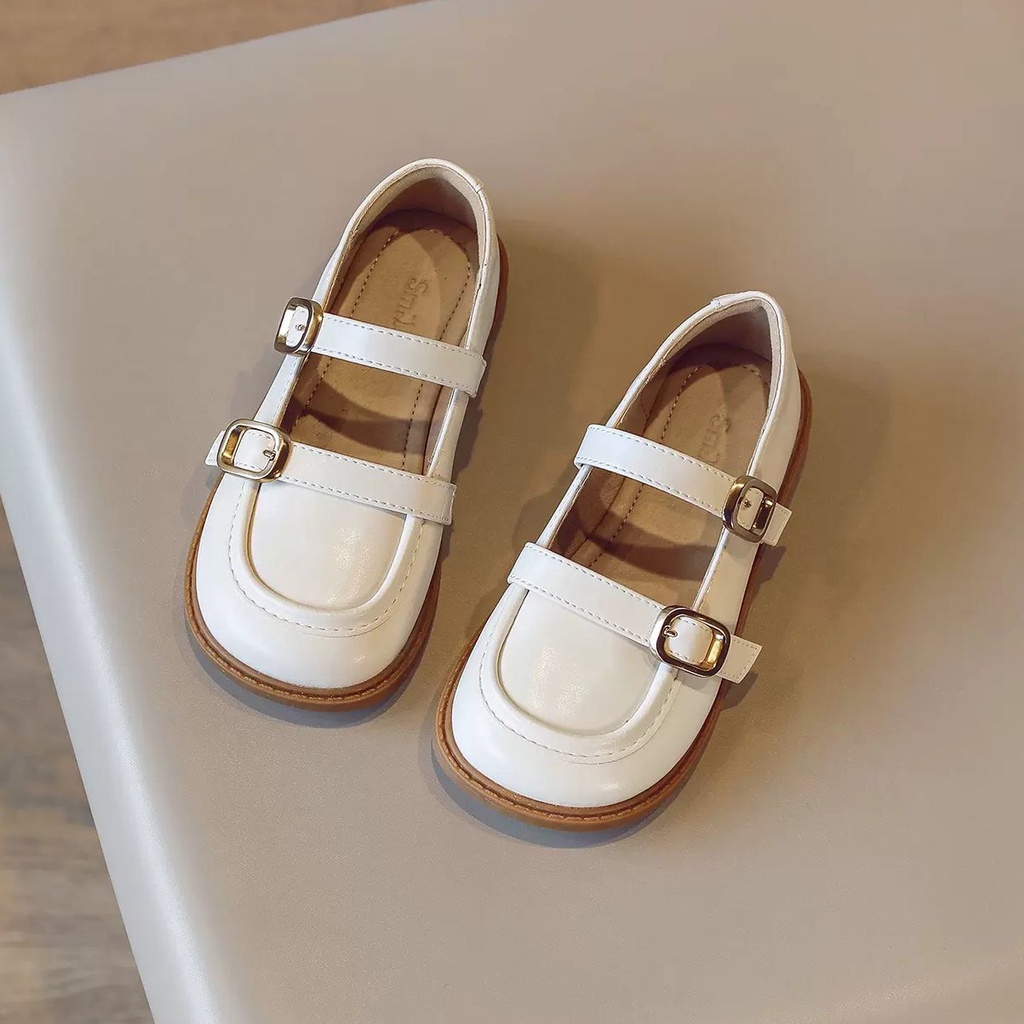 Aiyaya Giày trẻ em giày bé gái giày lười Pháp đơn giản tiện lợi