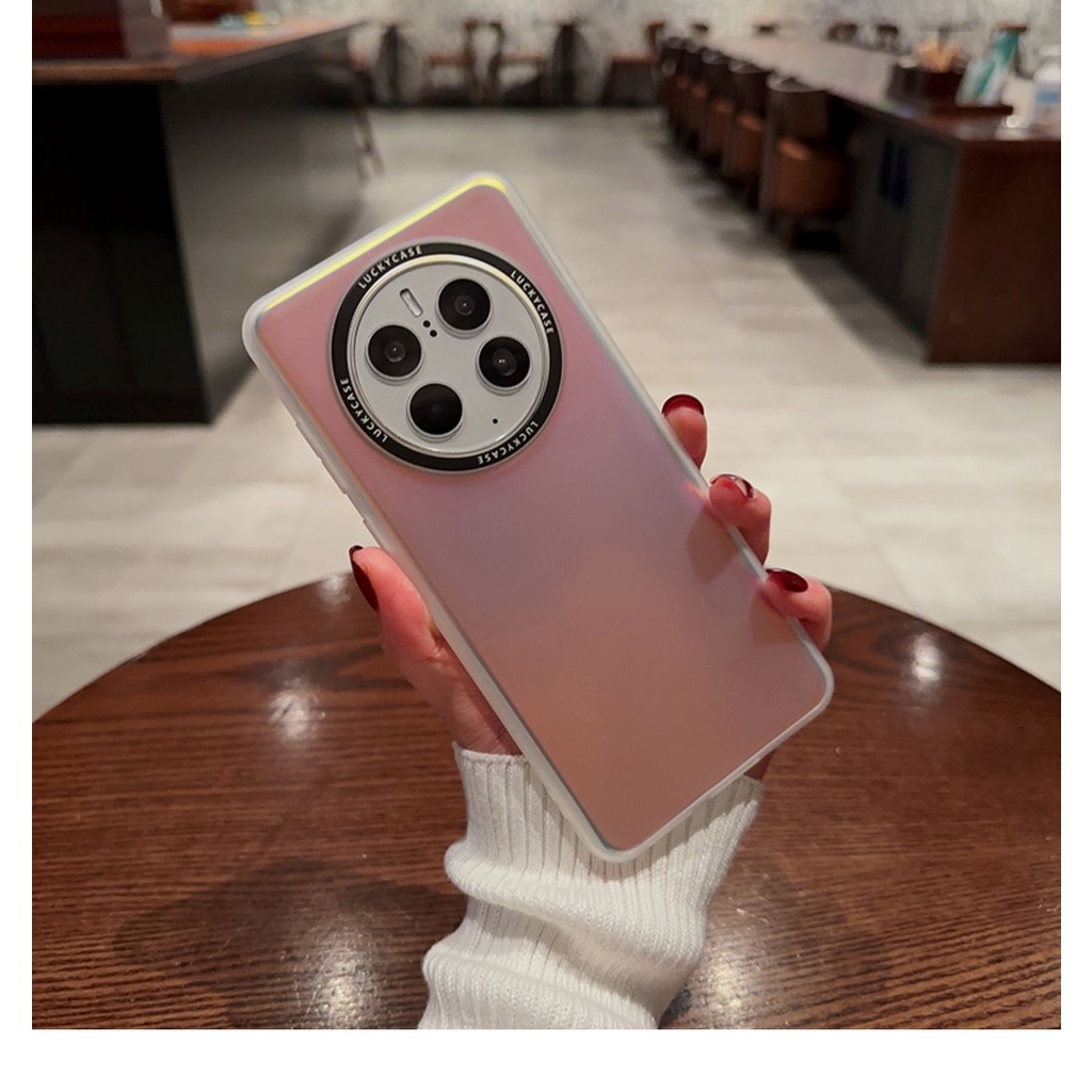 Ốp Điện Thoại Màu Cầu Vồng Đổi Màu Theo Nhiệt Độ Cho huawei nova 11 10 9 8 pro p60 p50 p40 p30 mate 50 40 30 magic 5 pro