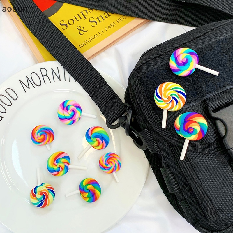 Aosun Ghim Cài Áo Hình Kẹo Mút Nhiều Màu Sắc DIY