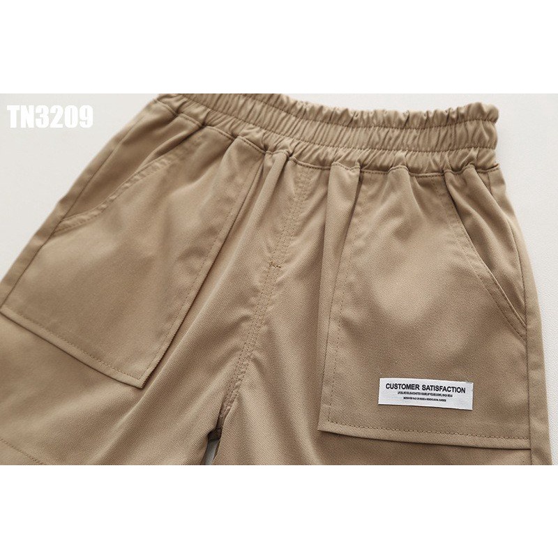 Set Đồ Bé Trai Áo Có Cổ polo thêu gấu và quần đùi kaki kèm túi đeo chéo Set Gấu Cho Bé Trai Tiger Baby Shop