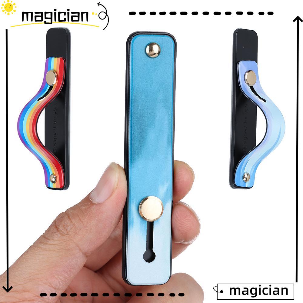 Giá đỡ điện thoại đeo ngón tay bằng silicon màu sắc cầu vồng đa năng