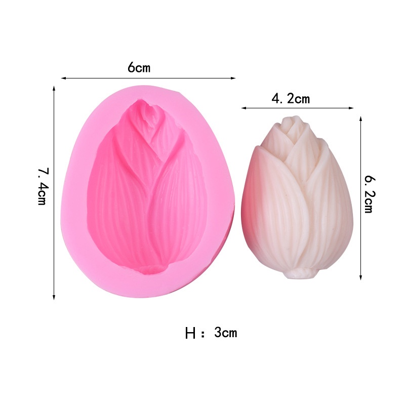 Khuôn Silicone Tạo Hình Làm Bánh Kẹo Hình Lá Sen Diy