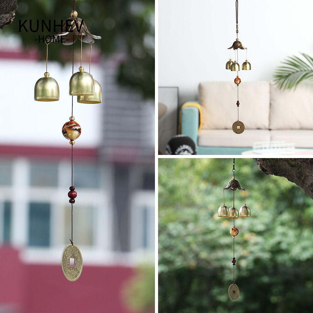 Chuông Gió May Mắn Mềm Mại Kích Thước 40cm Có 3 Chuông