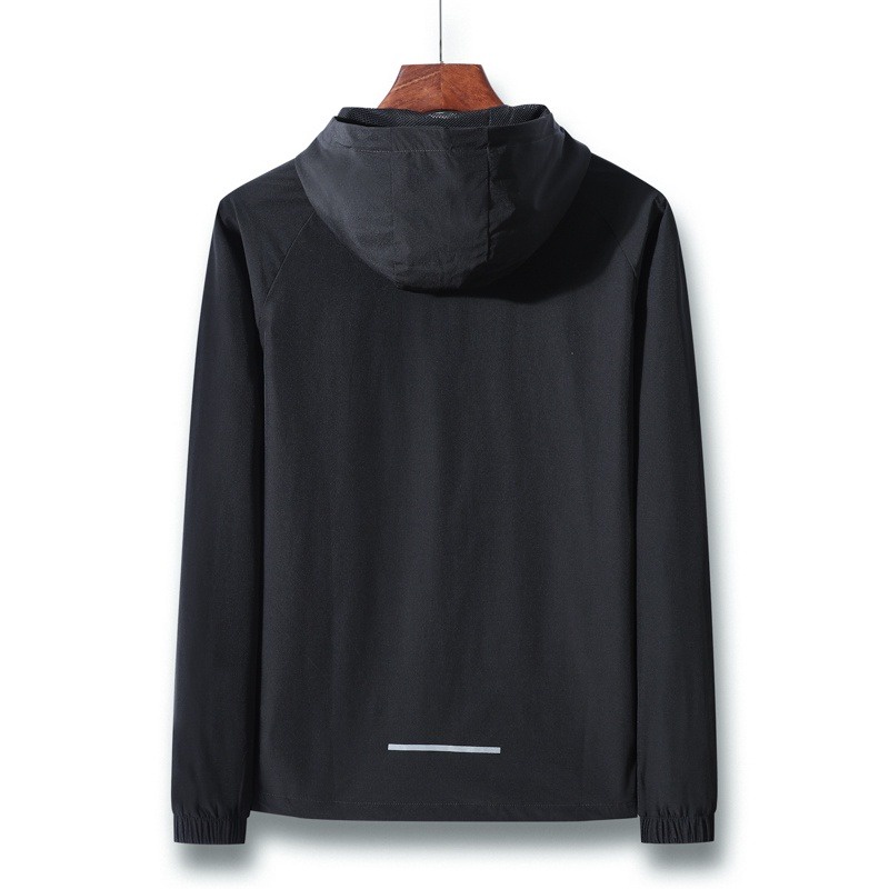 Áo Khoác Thể Thao Nike 100% Chính Hãng Siêu Nhẹ Có Mũ Trùm Cá Tính Dành Cho Nam