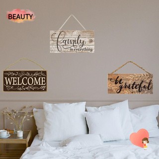 Bảng Gỗ In Chữ Welcome Sweet Home Trang Trí Nhà Cửa
