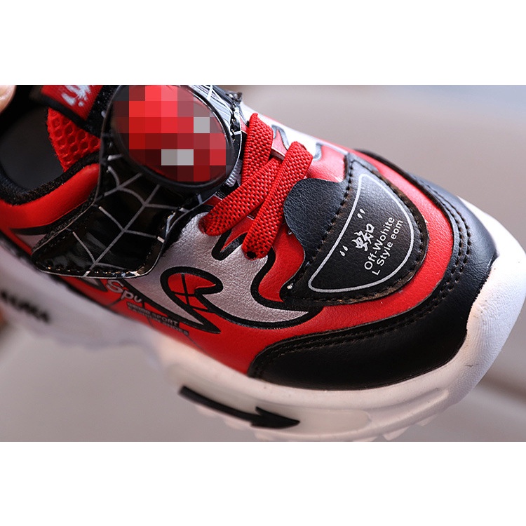 CUTE Giày trẻ em mới phiên bản hàn quốc giày chạy bộ da giày thể thao nam