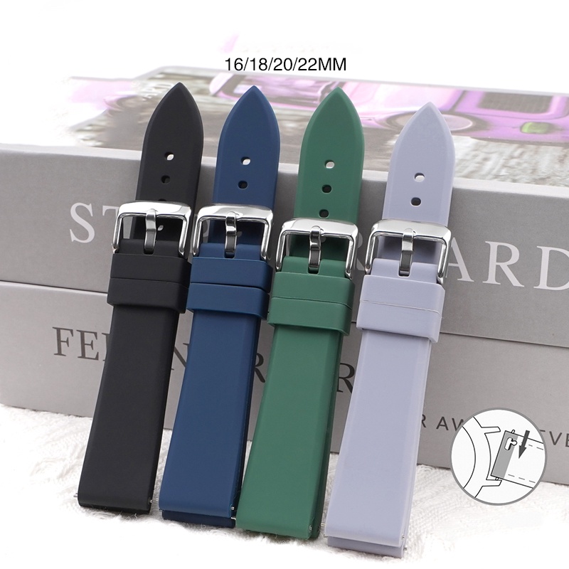 Dây Đeo Đồng Hồ Thay Thế Bằng Silicon Cao Cấp Chống Thấm Nước Cho Samsung Huawei