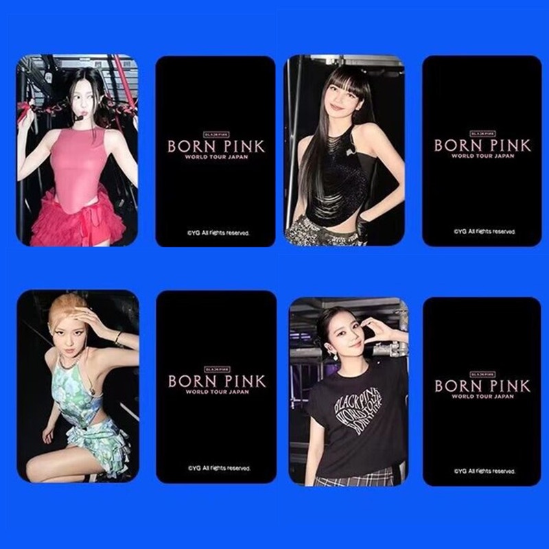 Set 4 Tấm Ảnh Lomo Card Nhóm Nhạc Blackpink Nhật Bản
