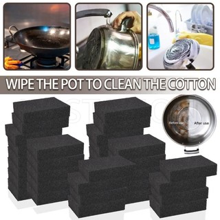 Miếng Bọt Biển Mật Độ Cao Màu Đen / Xốp Chà Rửa Nồi / Chảo Nhà Bếp Đa Năng