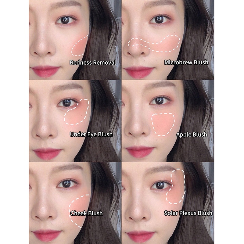 Phấn Má Hồng Maffick Chống Thấm Nước Màu Sắc Tự Nhiên YR