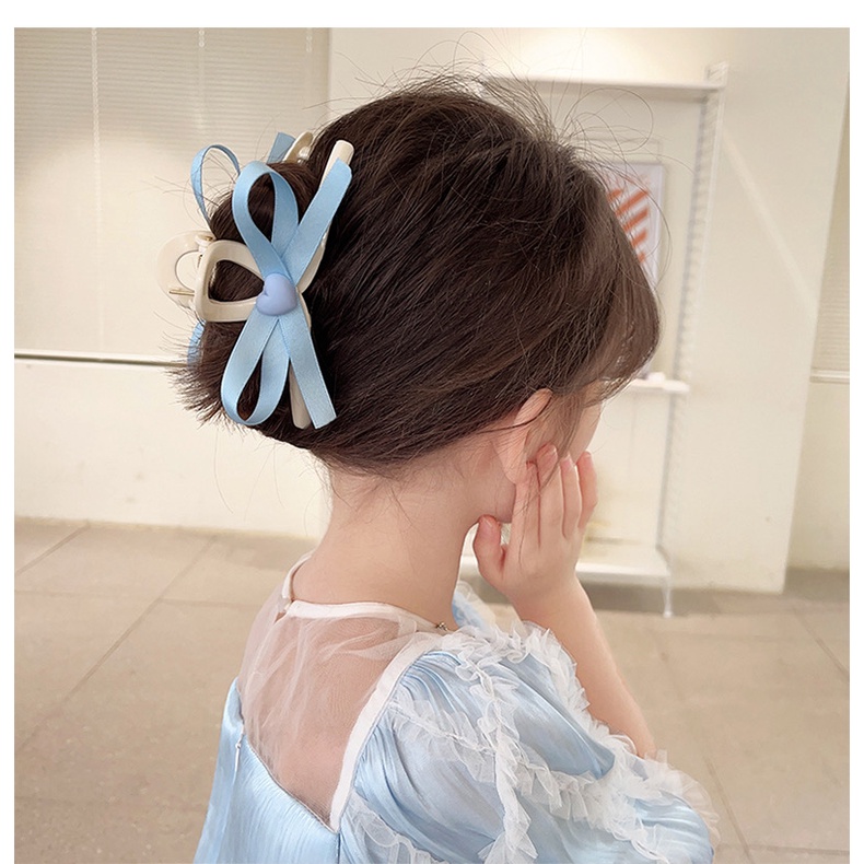 Kẹp Tóc Hình Nơ Phong Cách Mới Mùa Hè Dễ Thương Cho Nữ