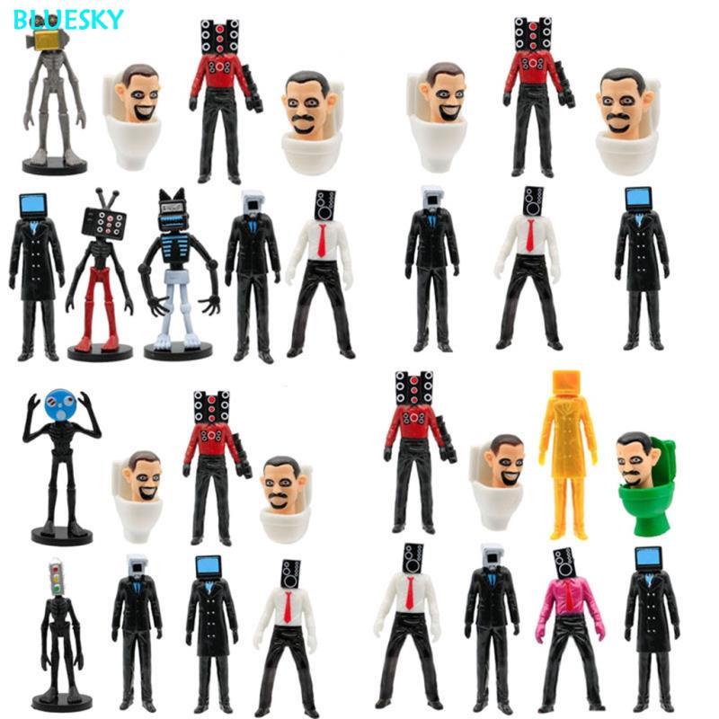 12 Cái Mô Hình Mô Phỏng Nhân Vật Skibidi Toiletman Tv Man Bộ Skibidi Nhà Vệ Sinh Hành Động Hình Bộ Trò Chơi Búp Bê Hình Đồ Chơi Màn Hình