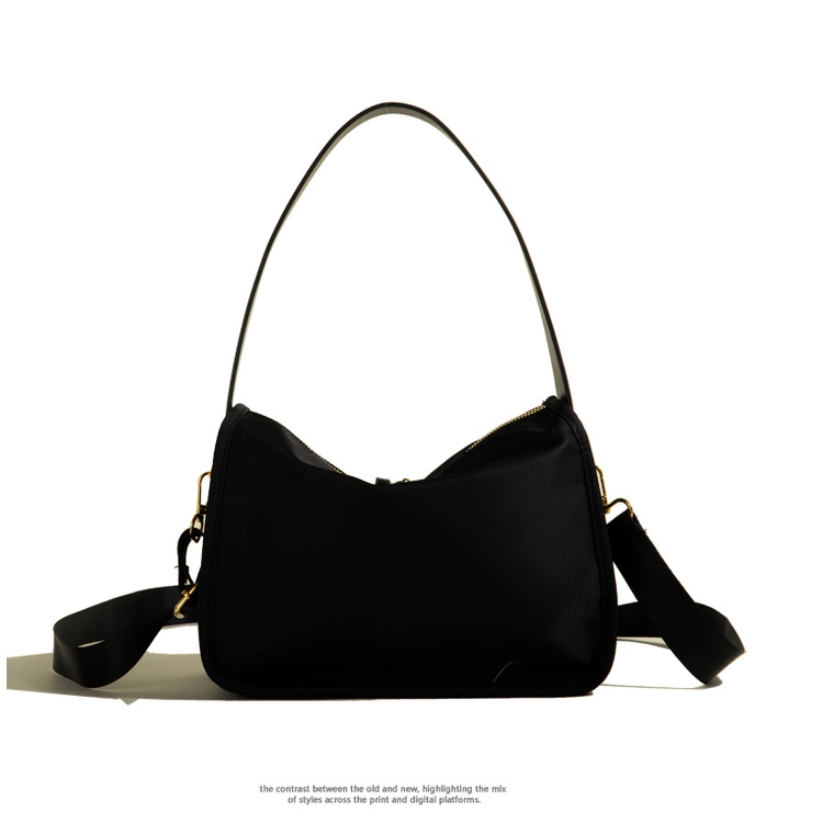 Muzikai chính hãng Casual Large-Capacity Commuter Portable Underarm Bag Female 2023 New Simple All-Match Messenger Bag