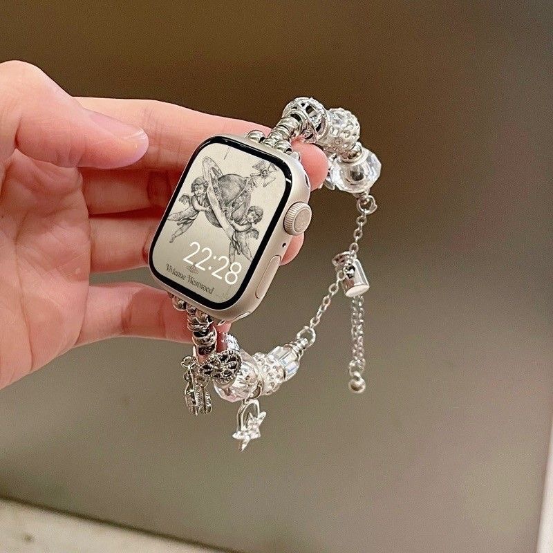 PANDORA Dây Đeo Đồng Hồ Bằng Kim Loại Dành Cho apple watch 40mm 41mm 45mm 44mm 49mm iwatch Series ultra 7 8 6 5 4 SE 3