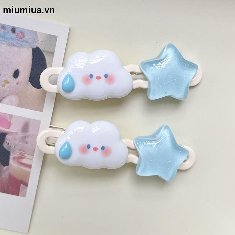 Miumiua🔮Kẹp Tóc Hình Ngôi Sao Đám Mây Trái Tim Hoạt Hình Liu Haihai Phong Cách Hàn Quốc Cho Nữ