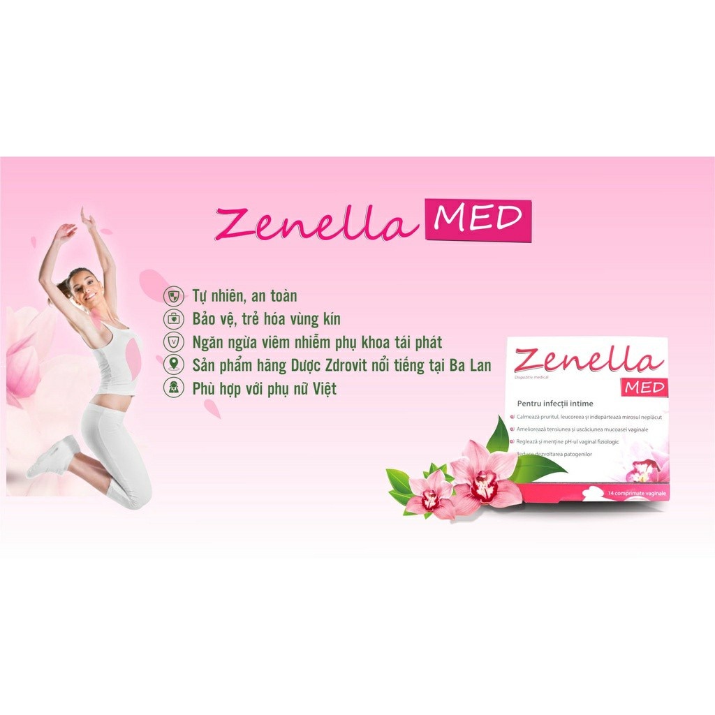 Combo Khử Mùi Hôi, Trẻ Hoá Vùng Kín Zenella Med Và SupoCare - Tâm An Care